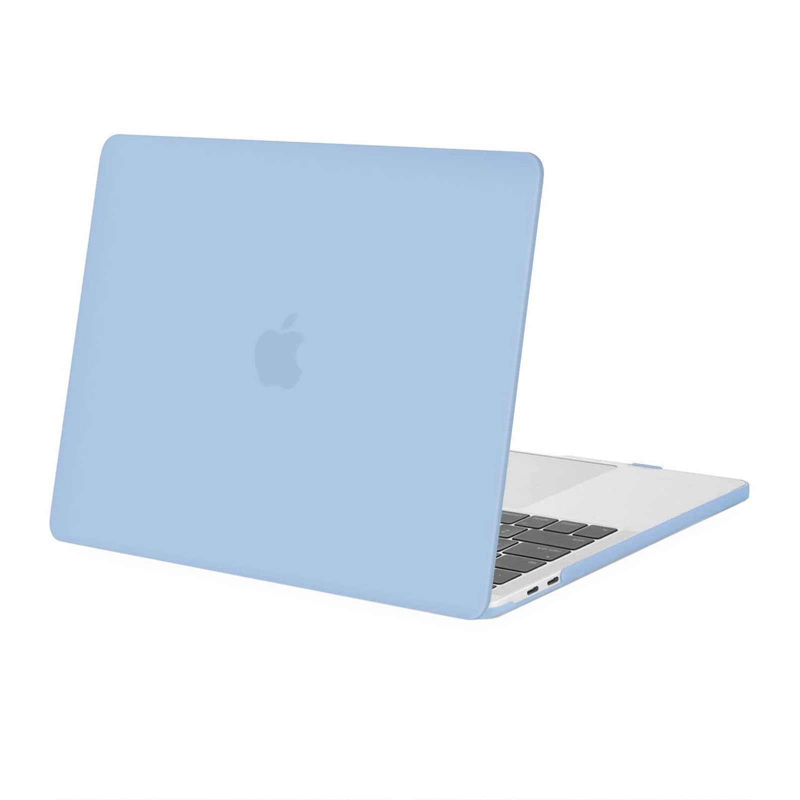 MOSISO Compatible with MacBook Pro 13 inch Case 2026 2025 2024 2023 2022-2016 M2 M1 A2338 A2289 A2251 A2159 A1989 A1706 A1708 with/without Touch Bar, Plastic Hard Shell Case Cover, Airy Blue