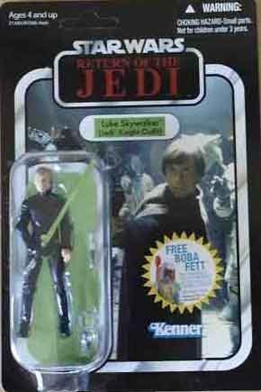 Star Wars Vintage 2011 Luke Skywalker Jedi Knight Outfit - Alternative Packaging - Very Rare
