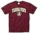 Campus Colors NCAA Adult Gameday Cotton T-Shirt - Premium Quality - Semi-Fitted Style - Officially Licensed Product (Florida State Seminoles - Maroon, Large)