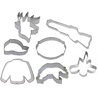 7 Piece Hunting Cookie Cutter Set Rifle Deer Flannel #KD-87