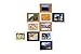 Ponerine Decorative Design Paper Collage Photo Picture Frames – Simple Sturdy DIY Crafts - Home, Corridor, Classroom, Kindergarten, CrÈChe, Bedroom, Living Room, Stairway