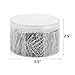 700 Pcs Paper Clips, Assorted Sizes Jumbo Medium Small Silver Paperclips (50mm/33mm/28mm), for Office, Home, School (Silver)