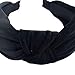 1Pcs Velvet Headbands for Women Knotted Headbands for Women Turban Headbands for Women Wide Headbands for Women Hairband Hair Hoops Hair Accessories,Black