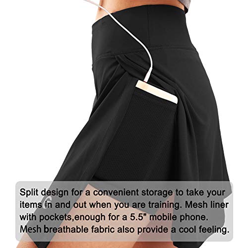 image for Ogeenier Women's Active Athletic Skort Lightweight Running Skirt with 