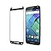 Moto X Pure Edition Screen Protector, Tranesca Tempered Glass Screen Protector for Moto X Pure (Black)