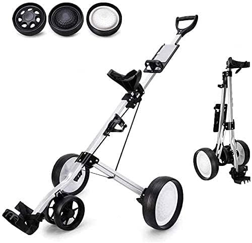TUHFG Golf Push Cart Trolley Golf Golf Push Cart 4-Wheel Foldable Golf Pull Cart with Score Board Golf Easy Carry and Fold Golf Carts TUHFG Golf Push Cart Trolley Golf Golf Push Cart 4-Wheel Foldable Golf Pull Cart with Score Board Golf Easy Carry and Fold Golf Carts