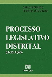 Livro Processo Legislativo Distrital (Legislação)