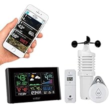 Estación meteorológica profesional La Crosse Technology S82950-INT WiFi, negro