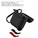 Silicone Cover for Apple AirPods 2 / 1 Charging Case, Crash Scratch Resistant Silicon Skin with Keychain for Air Pods Earbuds Case (Black)