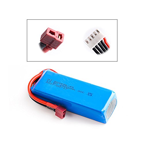 Upgraded High Capacity 14.8V 2800mAh Replacement Lipo Battery for Feilun FT011 FT010 Remote Control Racing High Speed Brushless Boat Spare Parts Universal