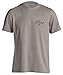 Skull and Speargun Spearfishing T-Shirt: Mens Short Sleeve for Fishing, Scuba Diving, Boating, and Beach - Lt Gray - XL