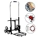 VEVOR Stair Climbing Cart 330lbs Capacity, Portable Folding Trolley with 6 Wheels, Stair Climber Hand Truck with Adjustable Handle for Pulling, All Terrain Heavy Duty Dolly Cart for Stairs