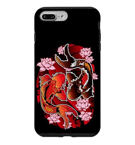 Carp Fish Japanese Cherry Blossom Sakura Nishikigoi Carp Case for iPhone 7 Plus…