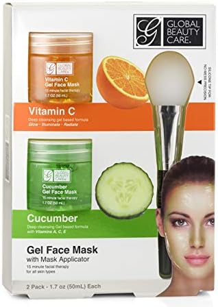 Cucumber & Vitamin C Gel Masks