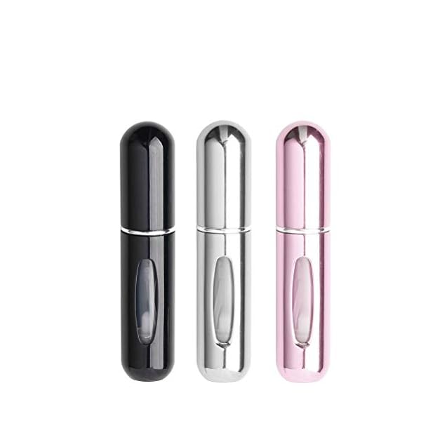 Zhiye-Perfume-Atomiser-Spray-Bottle-3-Pieces-5-ml-Refillable-Refilling-Travel-Size-Perfume-Bottles-in-Pocket-Handbag-Black-Pink-Silver ZHIYE Perfume Atomiser Spray Bottle, 3 Pieces 5 ml Refillable Refilling Travel Size Perfume Bottles in Pocket & Handbag…