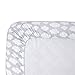 Carter's Grey Cloud Print Cotton Sateen Crib Sheet - 52