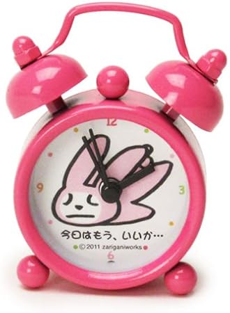Amazon ミニミニアラームクロック 目覚まし時計 ピンク 無気力フレンズ ザリガニワークス Orzw 時計玩具 キャラクター時計 おもちゃ