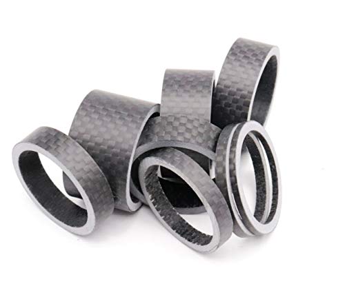 Ahead Stem Spacer 28.6mm Spacer Set1 1/8 2/3/5/8/10/12/15/20 mm Carbon Matt Glossy new (Matt)