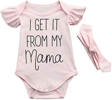 Molyveva Baby Kid Girls Summer Sleeveless Romper Toddlers Jumpsuit with Headband