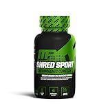 MusclePharm Shred Sport Thermogenic Fat Burner Weight Loss Supplement, 60 Count