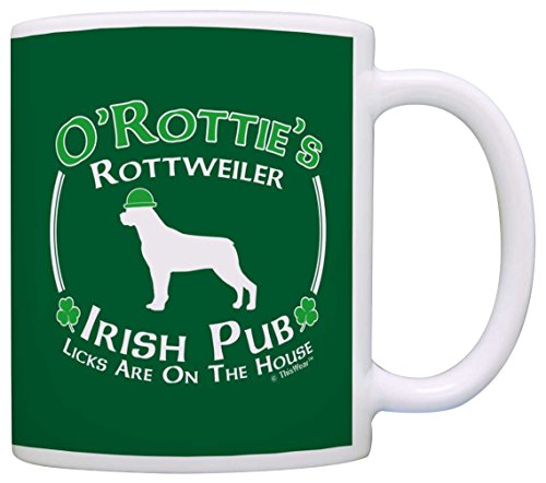 Dog Owner Gift St Patricks Day Rottweiler Irish Pub Sign | Desertcart Fiji