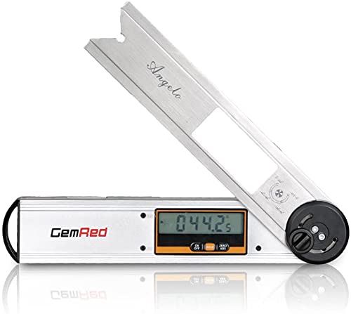 GemRed Digital Spirit Level and Protractor, 2 in 1 Digital Angle Finder LCD Display, 10inch/270mm/360°Angle Measurement Tool for Woodworking/Carpenter/Construction/DIY Tools