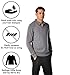 Cashmere Boutique 100% Pure Cashmere Polo Pullover Sweater for Men – Polo Neck, Long Sleeve, Button Up, Classic Style, Lightweight, Soft and Warm Sweater - Charcoal Gray, Extra Large