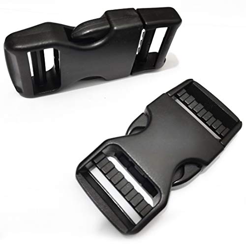Side Release Buckle, Plastic Buckles for 1 inch bing and Backpack