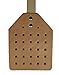 Heavy Duty Leather Fly Swatter - Eco-Friendly All Natural Vegetable Dyed Tan Leather with Ash Wooden Handle