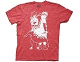 Ripple Junction Naruto Shippuden Naruto and Sasuke Outline Adult T-Shirt XL Red Heather