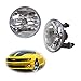iJDMTOY One Pair Driver Passenger Sides Fog Light Lamps w/5202 Halogen Bulbs Compatible With Chevrolet GMC Ford (OEM# 15839896)