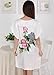 Demarkt Women's Nightgowns Robe Silk Pajamas Sleepwear Bathrobes Sleep Skirt