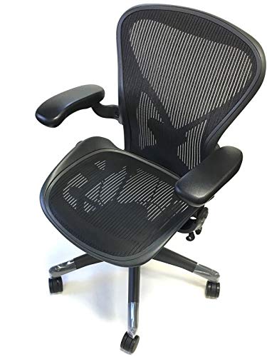 Herman Miller Aeron Chair Size B Fully Loaded Posture Fit (Renewed)
