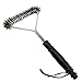 Parboo 3 Sided Stainless Steel Bristles - Ideal for Cleaning Char-Broil Porcelain and Infrared Barbecue Grills