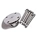 Loading Capacity: 2204 lbs SUS304 Stainless Steel Suspension Hook Wall /Ceiling Mount Bracket for Gym Suspension Training Straps Yoga Swing,Trapeze,Chair,Boxing Bag Equipment