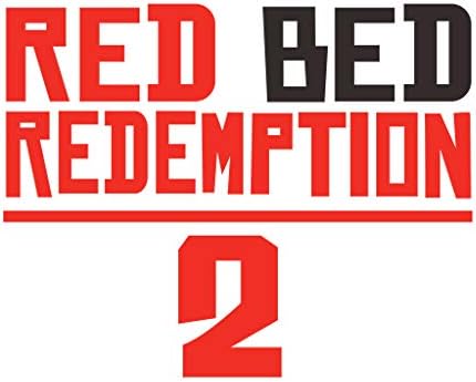 NetEra 2019 New Wilderness Big Dart Red Dead 2 Red Bed Redemption for Car Stickers Wall Stickers Living Room Computer Decoration Bedroom Decorative Wall Stickers. (AF4558)