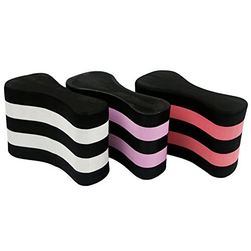 A&I Ailike Pull Buoy Swimming Trainning Device for Adults Children (Black-Pink)