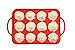 Metal Frame Premium Silicone Muffin Pan / Tin Cupcake Mold by Daisy's Dream - 12-Cup Silicone Pan / Baking Tray - Easy To Use - Simple To Clean