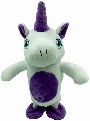 Finecase Talking and walking Unicorn,Repeats What You Say and walking Electronic Pet Talking Plush Toy for Kids Birthday Christmas Gift（7.9 Inch）