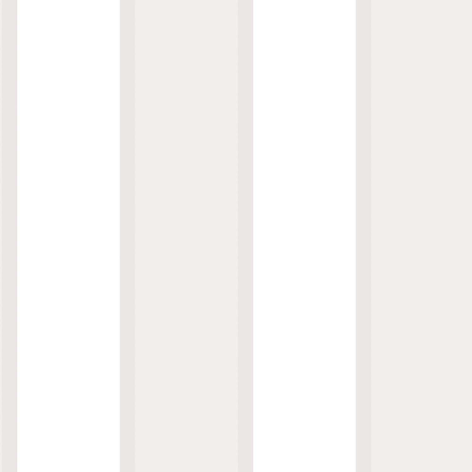 Galerie G67549 Smart Stripes 2, Tri-Colour Wide Stripes Design Wallpaper, Silver/White/Grey, 10m x 53cm