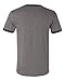 Bella 3055 Mens Jersey Short Sleeve Ringer Tee - Deep Heather & Black44; Medium