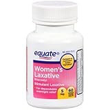 60 Ct Bottle Women's Laxative Tablets, Bisacodyl 5mg by Equate Compare to Correctol