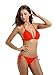 Zeraca Women's Tie Side Pantie Triangle Bikini Set