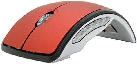 Leader ldeal 2.4Ghz Wireless Foldable Optical Mouse For Laptop PC . (Red)