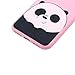 iPhone X Case, Umiko(TM) 3D Cartoon Animals So Cute Lovely We Bare Bears Panda Grizzly Soft Silicone Case Cover for Apple iPhone X iPhone 10 (2017) Girls, Pink