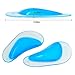 Dr. Foot's Arch Support Insoles for Flat Feet, Relieve Pain from Plantar Fasciitis, PU Gel Orthopedic Orthotic Insoles-2 Pairs(Upgrade-Blue)