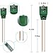 SubClap Soil Test Kit 3-in-1 Moisture Sunlight pH Soil Tester Meter, Soil Sensor Tool Tester Water Light pH for Plants/Vegetables/Garden/Lawn/Farm (No Battery Needed)thumb 3