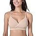 Gratlin Womens Wire Free Racerback Cotton Support Bra for Maternity and Nursing Beige XL - (40D, DD, 42CD)