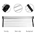 THETIS Homes Over The Sink Multipurpose Roll-Up Dish Drying Rack -17.7''x11.8'',Stainless Steel