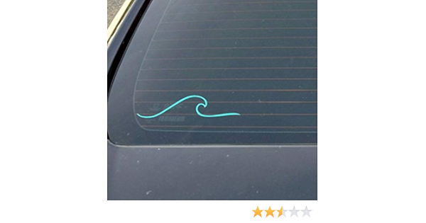 DKISEE Pegatinas Wave Decorativas, Surfer, Surf Sticker, Paddle Board Decorativo, Sup Decorativo, Hawaiian Decal, Hibiscus, para coche, Laptop, Café, ...